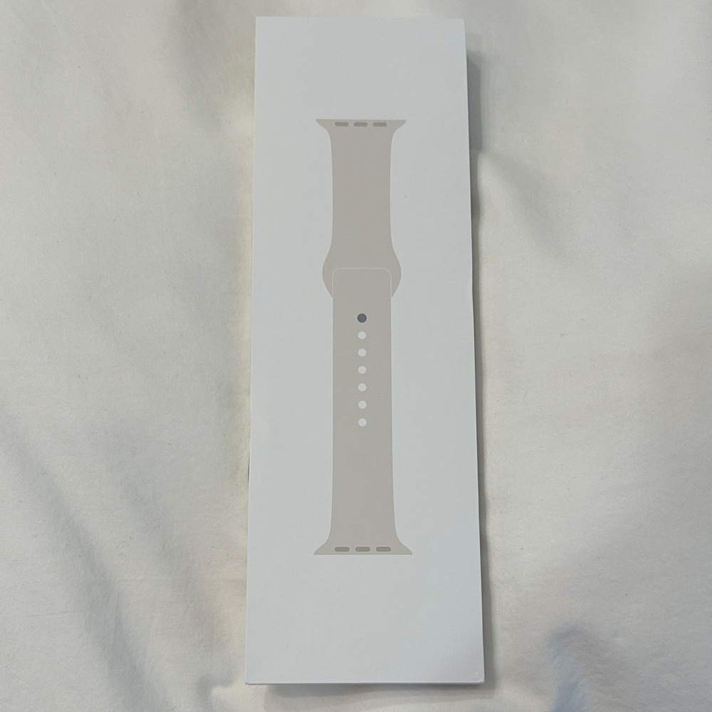 Apple Watch 42mm Starlight Sport band S/M